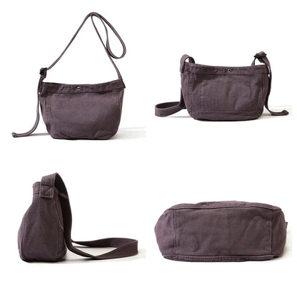 Women's Leisure Trend Crossbody Bags Designer Large-capacity Canvas Ladies Outdoor Travel Fashion Retro Shoulder Bags Small Bags