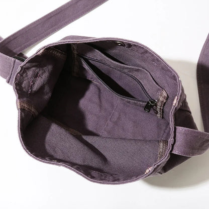 Women's Leisure Trend Crossbody Bags Designer Large-capacity Canvas Ladies Outdoor Travel Fashion Retro Shoulder Bags Small Bags