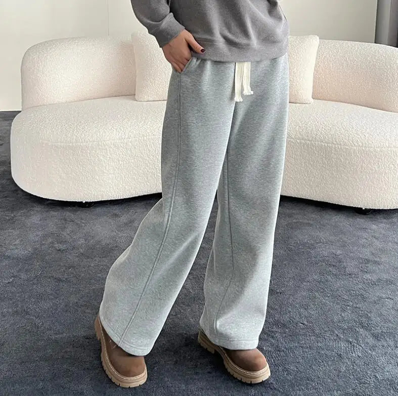 Women's Loose Fit Pants Drawstring Full Length Sports Sweatpants