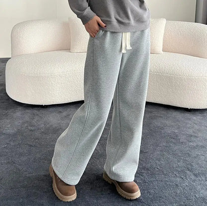 Women's Loose Fit Pants Drawstring Full Length Sports Sweatpants