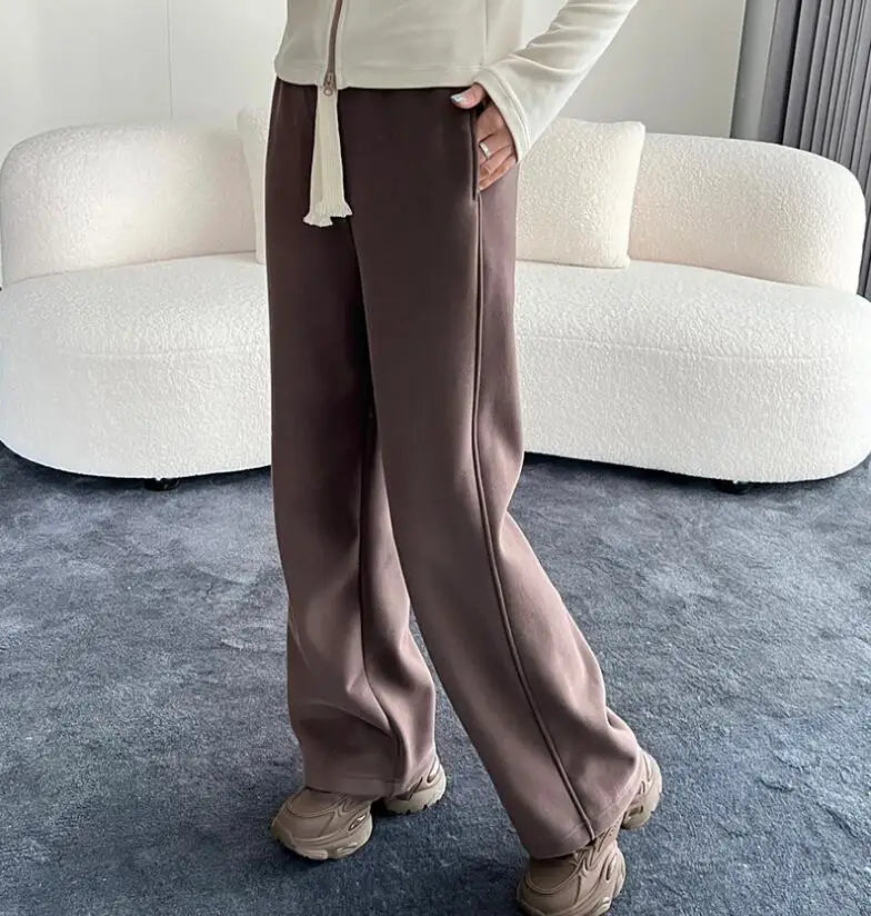 Women's Loose Fit Pants Drawstring Full Length Sports Sweatpants