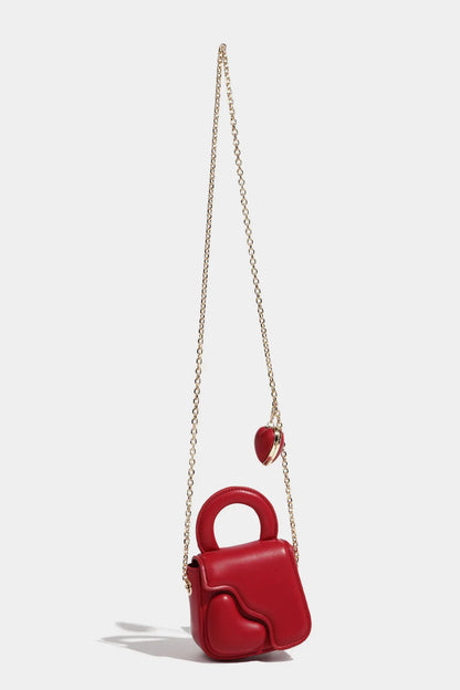 Women's Love Chain 2024 Fashion High-Quality Handbag Valentine's Day Gift Shoulder Crossbody Original Mini Bag