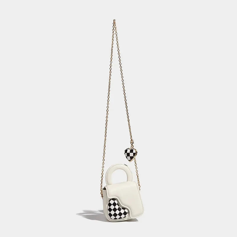 Women's Love Chain 2024 Fashion High-Quality Handbag Valentine's Day Gift Shoulder Crossbody Original Mini Bag