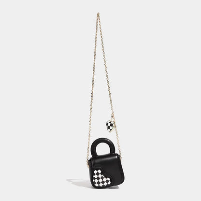 Women's Love Chain 2024 Fashion High-Quality Handbag Valentine's Day Gift Shoulder Crossbody Original Mini Bag