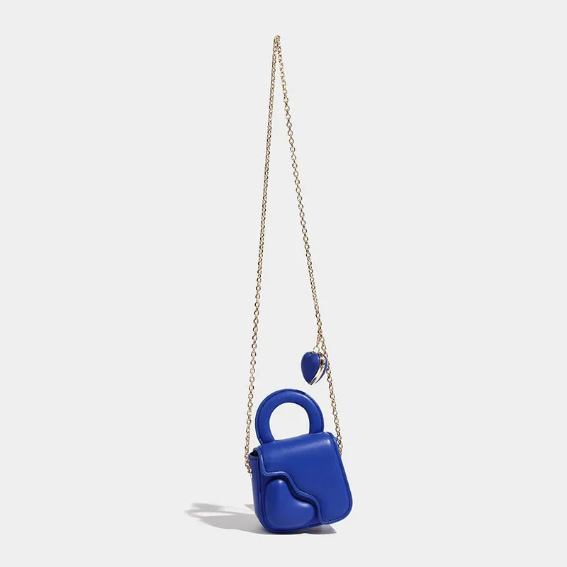 Women's Love Chain 2024 Fashion High-Quality Handbag Valentine's Day Gift Shoulder Crossbody Original Mini Bag
