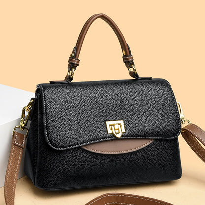 Women's Luxury Leather Bags High Quality Crossbody Shoulder Bag For Women 2023 Luxury Solid Color Handbags Female Messenger Tote