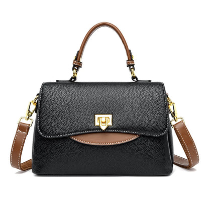 Women's Luxury Leather Bags High Quality Crossbody Shoulder Bag For Women 2023 Luxury Solid Color Handbags Female Messenger Tote