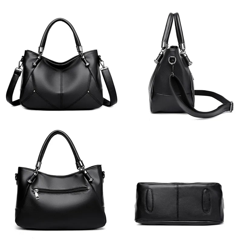 Women's Luxury Soft Leather Handbags Luxury Large Capacity Women Shoulder Messenger Bags 2023 Designer Female Crossbody Tote Sac