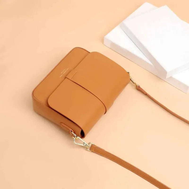 Women‘’s Napa PU Solid Color Ladies Fashion s For 2024 Female Shoulder s Small Crossbody Bag Sac A Main