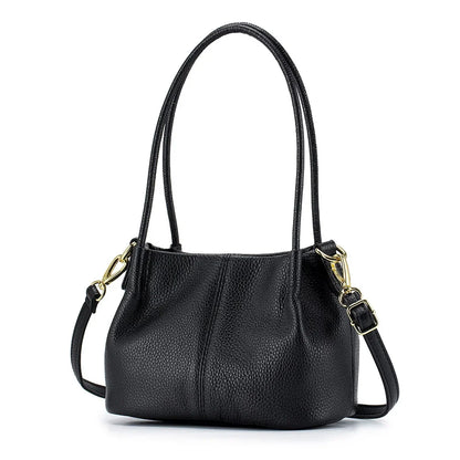 Women's New European and American Fashion Ladies Portable Messenger Leather Niche Design Large Capacity Shoulder Bag