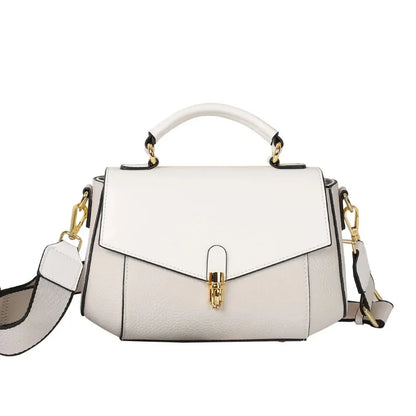 Women's New Trendy All-match Genuine Leather Messenger Shoulder Bag Ladies Fashion First Layer Cowhide Handbag High Quality