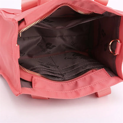 Women's Nylon Crossbody Shopping Bag Female Travel Handbag Ladies Messenger Bag Light Tote Shoulder Bag