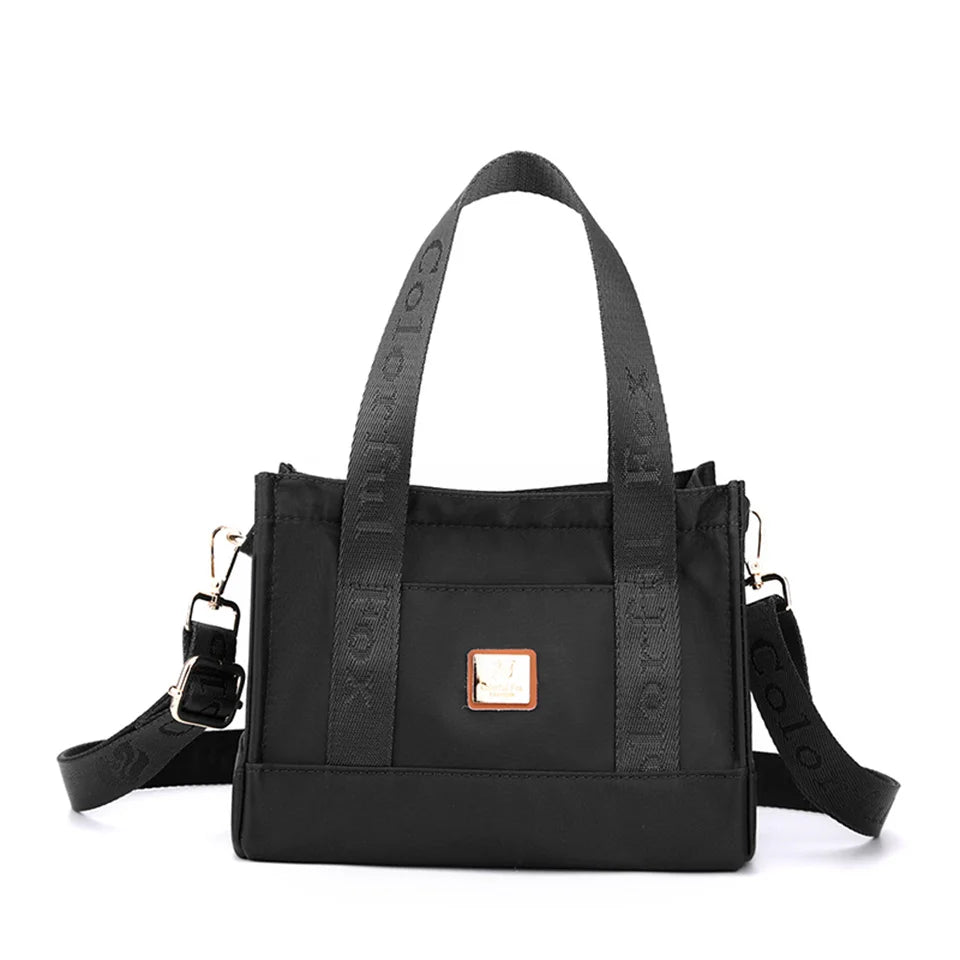 Women's Nylon Crossbody Shopping Bag Female Travel Handbag Ladies Messenger Bag Light Tote Shoulder Bag