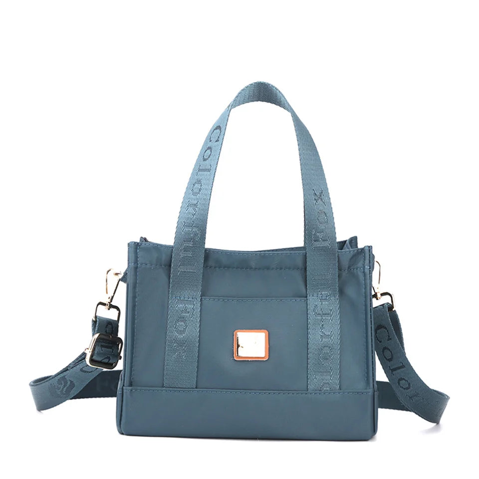Women's Nylon Crossbody Shopping Bag Female Travel Handbag Ladies Messenger Bag Light Tote Shoulder Bag