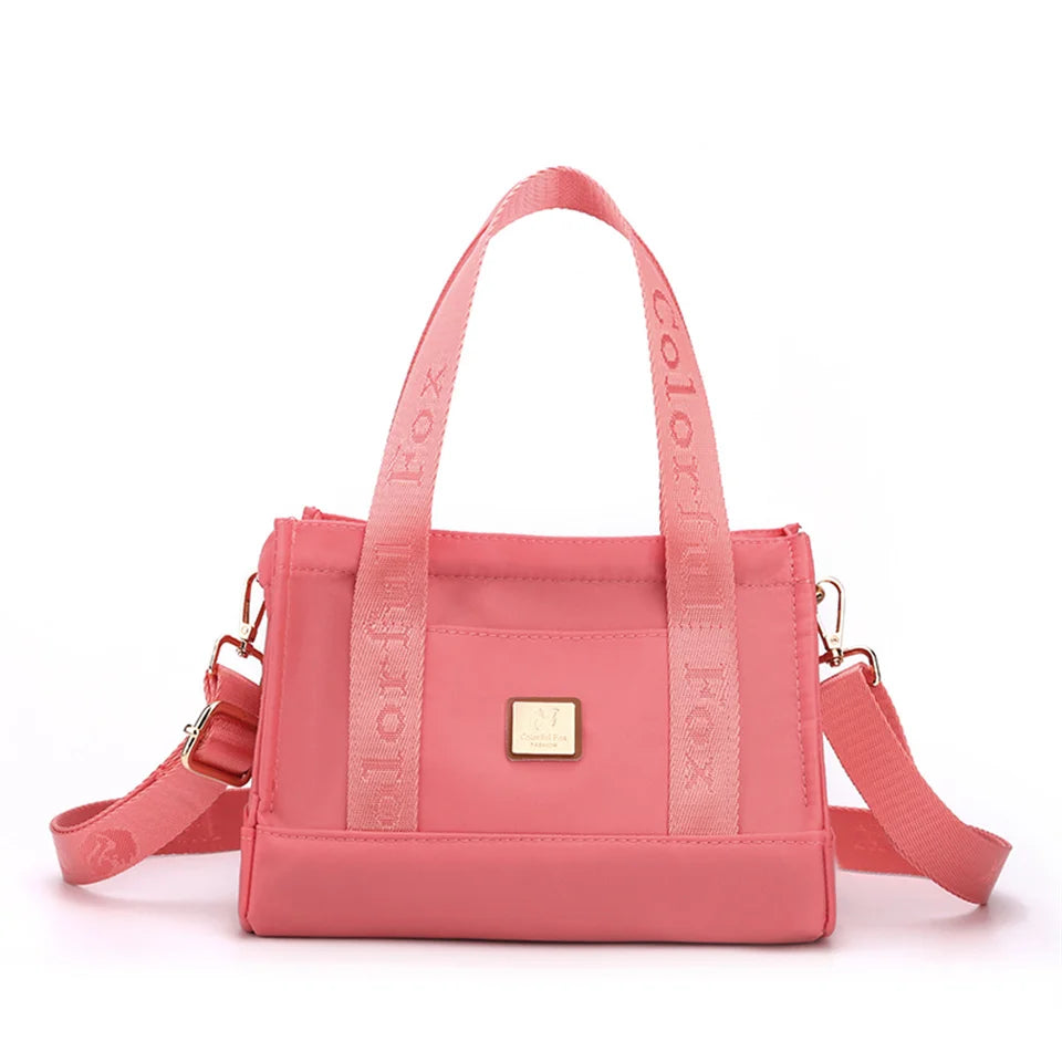 Women's Nylon Crossbody Shopping Bag Female Travel Handbag Ladies Messenger Bag Light Tote Shoulder Bag