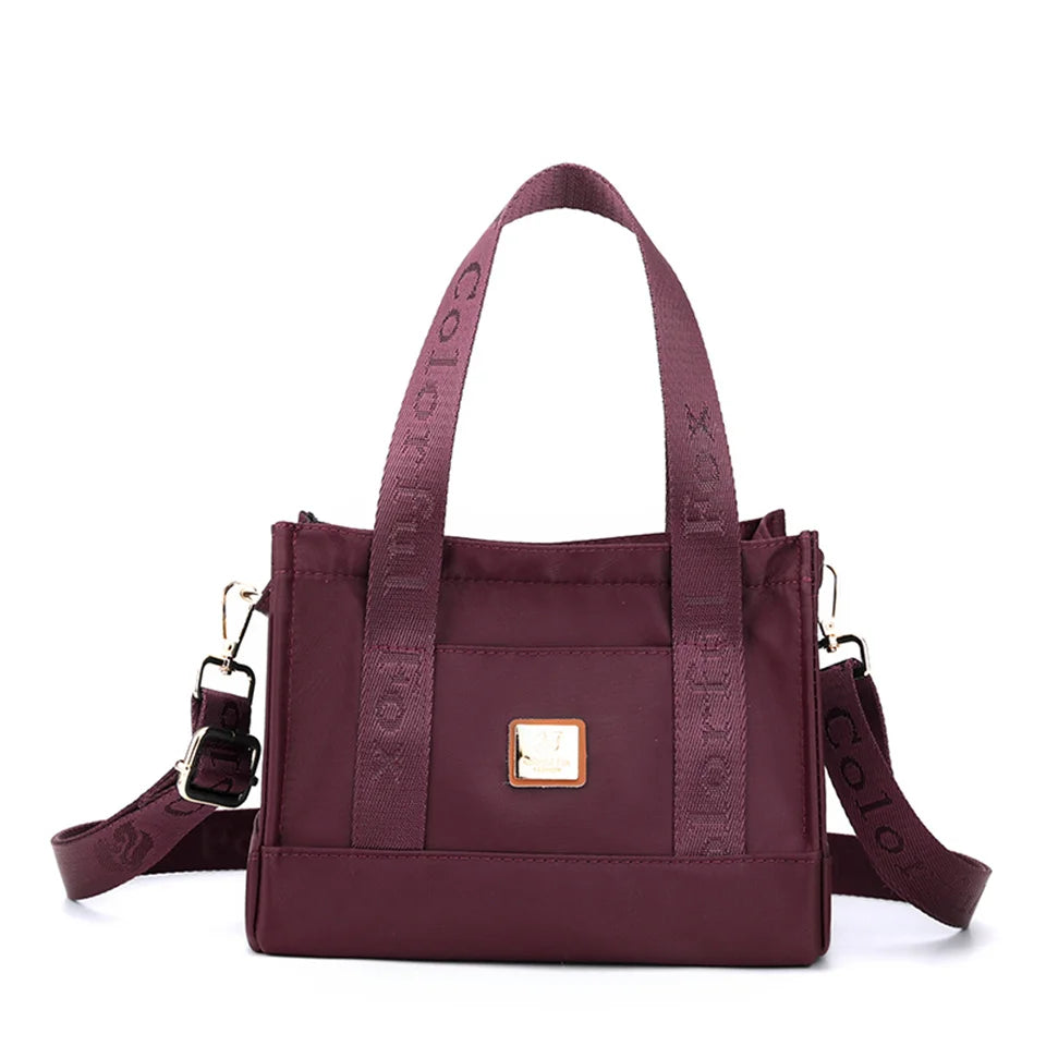 Women's Nylon Crossbody Shopping Bag Female Travel Handbag Ladies Messenger Bag Light Tote Shoulder Bag