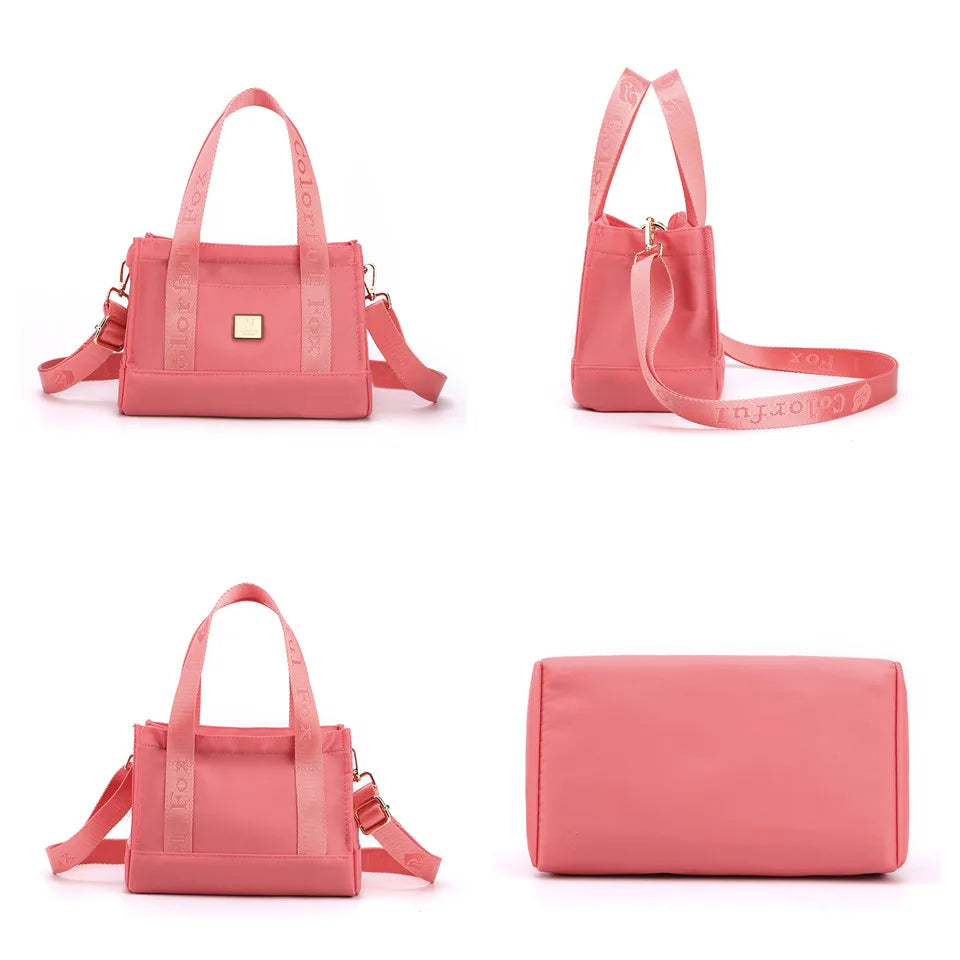Women's Nylon Crossbody Shopping Bag Female Travel Handbag Ladies Messenger Bag Light Tote Shoulder Bag