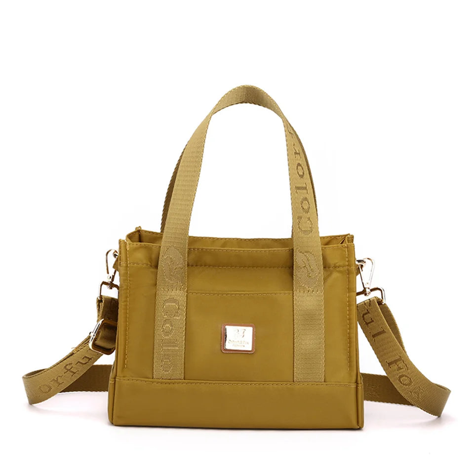 Women's Nylon Crossbody Shopping Bag Female Travel Handbag Ladies Messenger Bag Light Tote Shoulder Bag