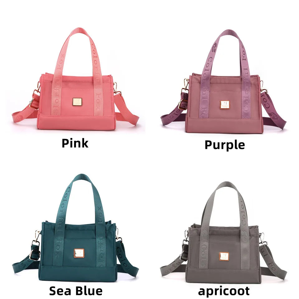 Women's Nylon Crossbody Shopping Bag Female Travel Handbag Ladies Messenger Bag Light Tote Shoulder Bag
