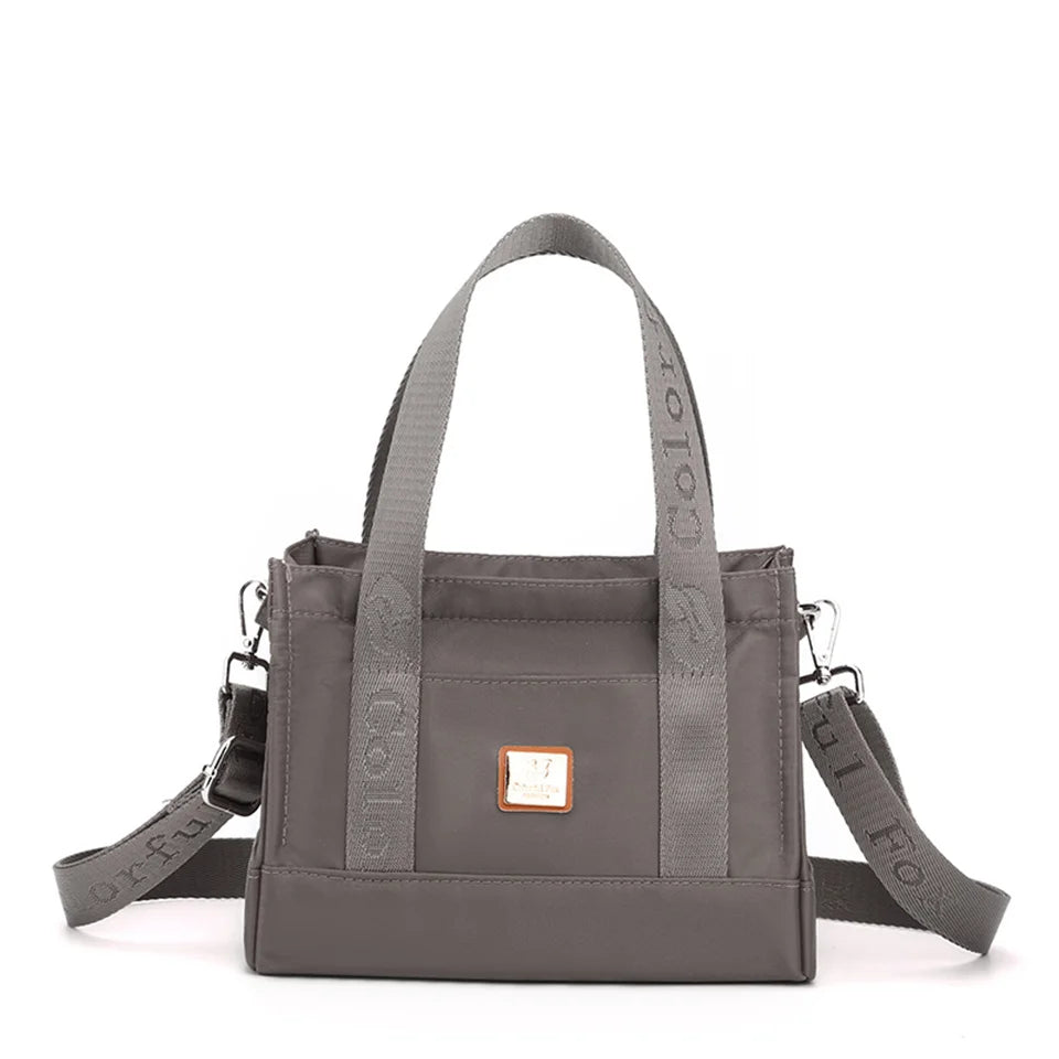 Women's Nylon Crossbody Shopping Bag Female Travel Handbag Ladies Messenger Bag Light Tote Shoulder Bag