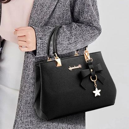 Women's PU Leather Shoulder Totes Waterproof Handbag Ladies Fashion Designer Crossbody Sling Messenger Bag for Female Girl