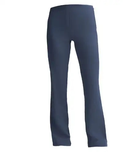 Women's Pants With Pockets Flared Leg Zipper Pants High Waist Fitness Casual Tummy Tuck Pants