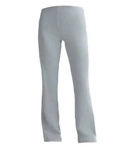 Women's Pants With Pockets Flared Leg Zipper Pants High Waist Fitness Casual Tummy Tuck Pants
