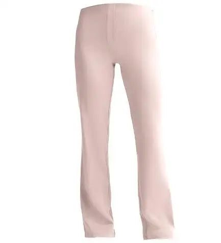 Women's Pants With Pockets Flared Leg Zipper Pants High Waist Fitness Casual Tummy Tuck Pants