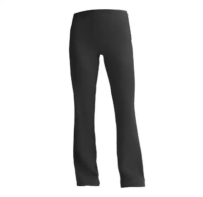 Women's Pants With Pockets Flared Leg Zipper Pants High Waist Fitness Casual Tummy Tuck Pants