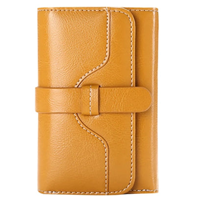 Women's Retro Leather Wallet Female Short Credit Card Holder Coin Purse Trifold Wallets for Girls Ladies Hasp Mony Bag