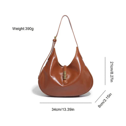 Women's Saddle Niche Large Capacity Shoulder 2024 High-end Armpit Crossbody Tote Bag