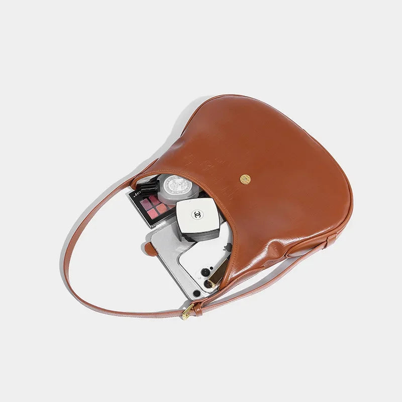 Women's Saddle Niche Large Capacity Shoulder 2024 High-end Armpit Crossbody Tote Bag