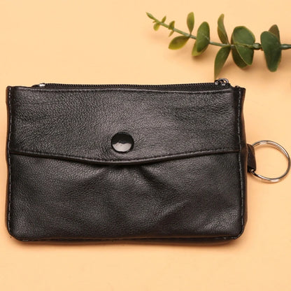 Women's Short Small Wallet Ladies Leather Purse Key Ring Coin Card Holder Money Bag