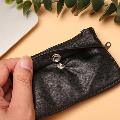 Women's Short Small Wallet Ladies Leather Purse Key Ring Coin Card Holder Money Bag