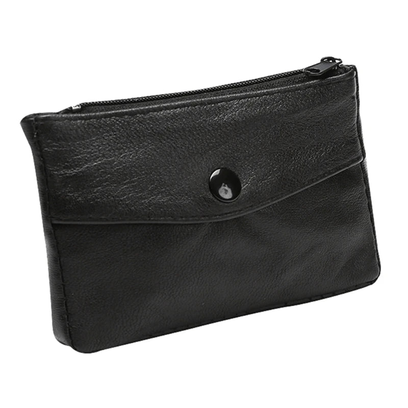 Women's Short Small Wallet Ladies Leather Purse Key Ring Coin Card Holder Money Bag