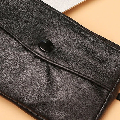Women's Short Small Wallet Ladies Leather Purse Key Ring Coin Card Holder Money Bag