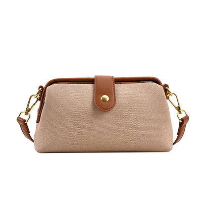 Women's Shoulder Bag Canvas Handbag Large Capacity New Fashion Messenger Bag Small Fashion Women's Single Shoulder Tote