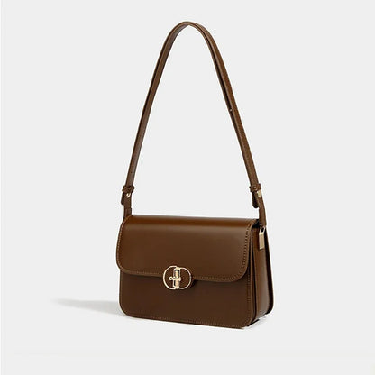 Women's Shoulder Simple Retro Tofu 2024 Fashionable High-end Armpit Versatile Cross-body Trendy Small Square Bag