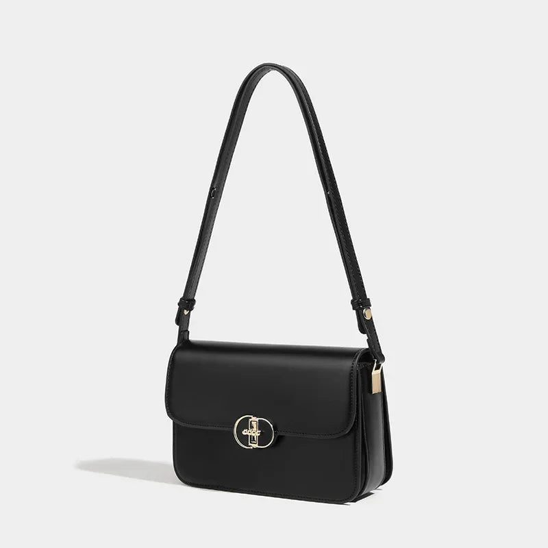 Women's Shoulder Simple Retro Tofu 2024 Fashionable High-end Armpit Versatile Cross-body Trendy Small Square Bag