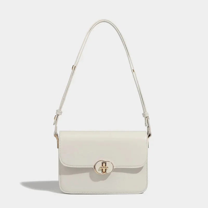 Women's Shoulder Simple Retro Tofu 2024 Fashionable High-end Armpit Versatile Cross-body Trendy Small Square Bag