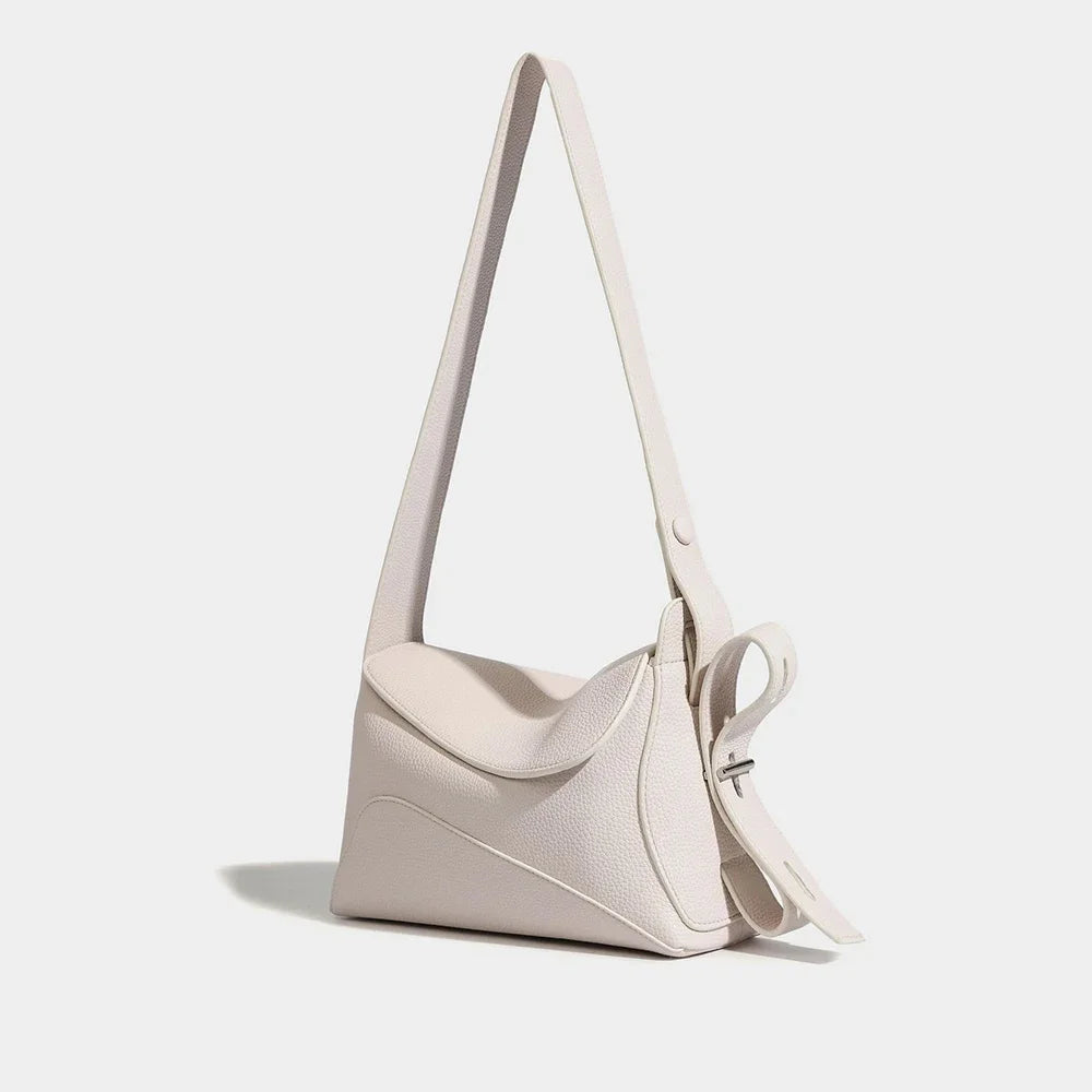 Women's Shoulder Small Square 2024 Summer Fashion Pillow Solid Color Commuter Crossbody Design Armpit Bag