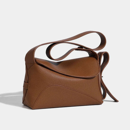 Women's Shoulder Small Square 2024 Summer Fashion Pillow Solid Color Commuter Crossbody Design Armpit Bag