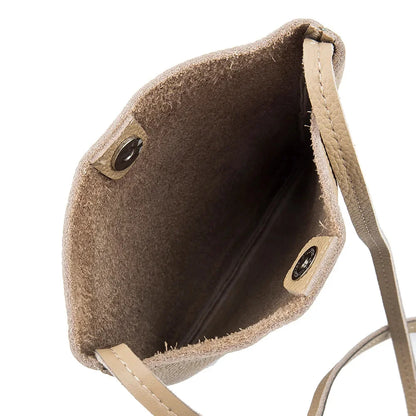 Women's Small Shoulder Lightweight and Fashionable Mini Soft Leather Phone Bag, Japanese Style Simple Commuter Crossbody Ba