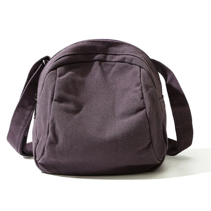 Women's Solid Color Versatile Canvas Shoulder Bags Large Capacity Advanced Sense Quality Ladies Fashion Commute Crossbody Bags