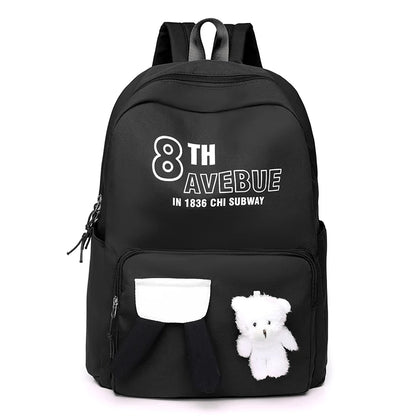 Women's Student Schoolbag Designer High Quality Ladies Fashion Backpack Waterproof Oxford Large-capacity Leisure Travel Rucksack