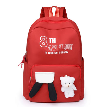 Women's Student Schoolbag Designer High Quality Ladies Fashion Backpack Waterproof Oxford Large-capacity Leisure Travel Rucksack