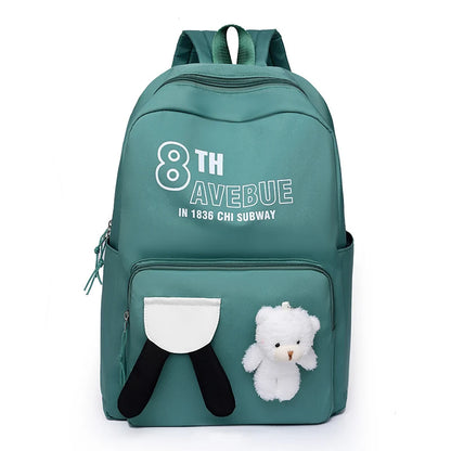 Women's Student Schoolbag Designer High Quality Ladies Fashion Backpack Waterproof Oxford Large-capacity Leisure Travel Rucksack