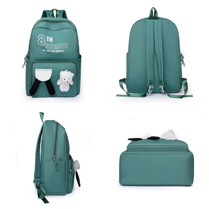 Women's Student Schoolbag Designer High Quality Ladies Fashion Backpack Waterproof Oxford Large-capacity Leisure Travel Rucksack