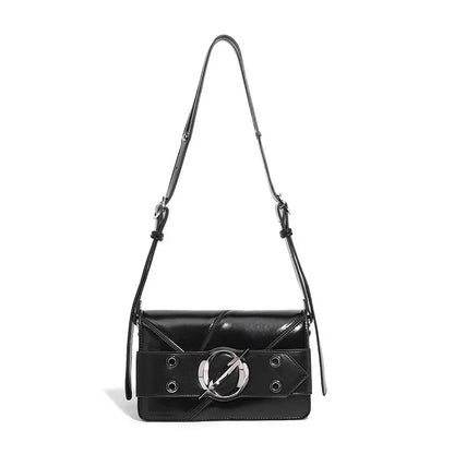 Women's Sweet And Cool Motorcycle Designer New Mineral 2024 High-end Small Square Fashionable Crossbody Tofu Bag