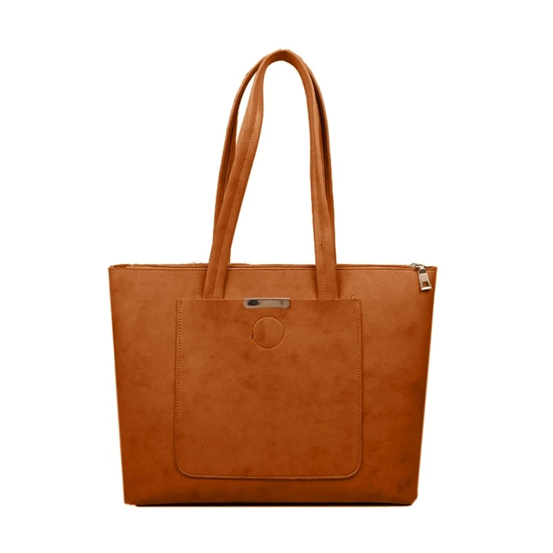 Women's Top Handle Satchel Bag PU Shoulder Bag Large Capacity Handbag Tote Bags